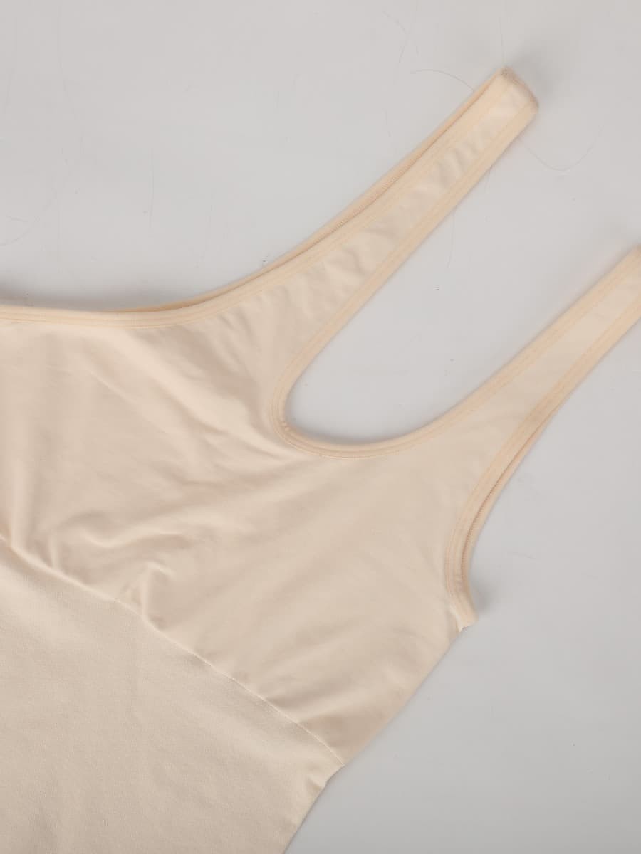 Wholesale One-shoulder Cut Out Seamless Shapewear Bodysuit