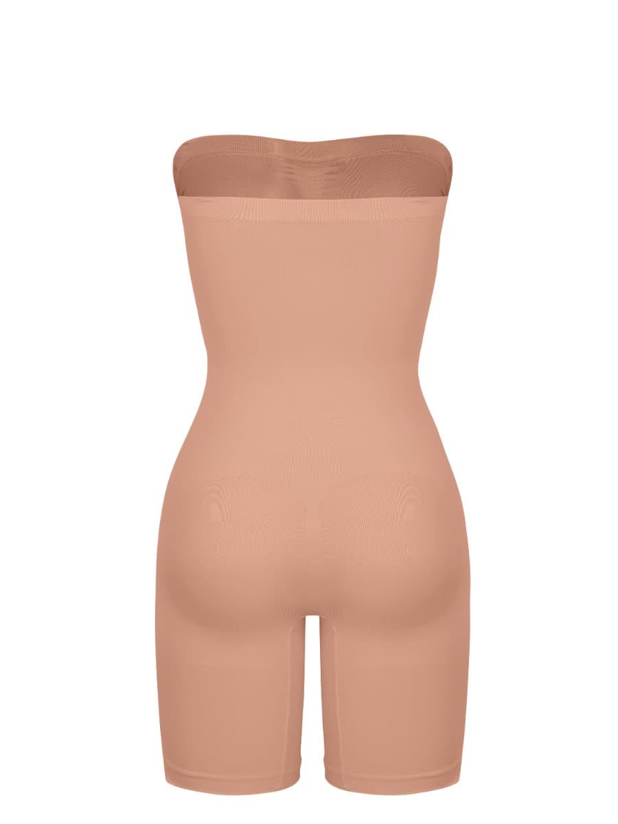 Seamless Strapless Sculpt Shortie Butt Lift Body Shaper