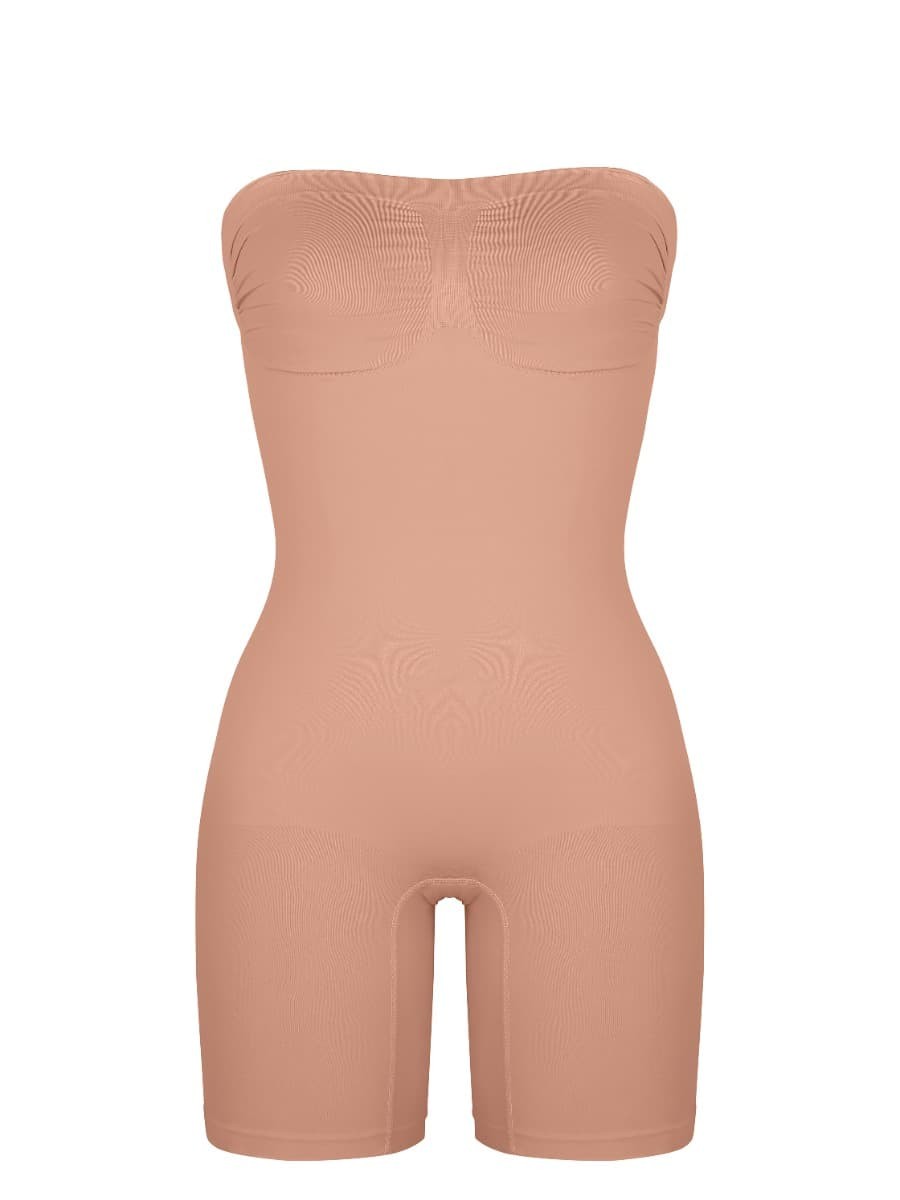 Seamless Strapless Sculpt Shortie Butt Lift Body Shaper