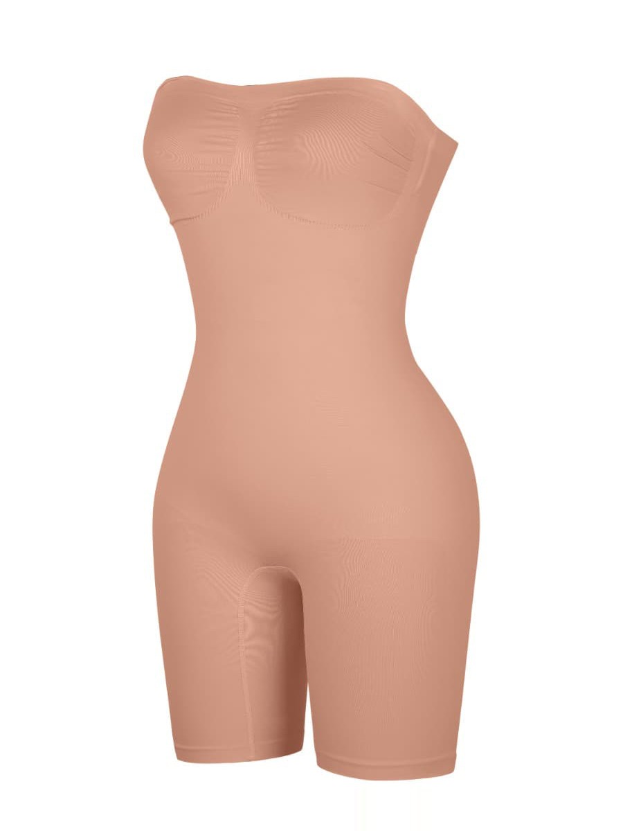 Seamless Strapless Sculpt Shortie Butt Lift Body Shaper