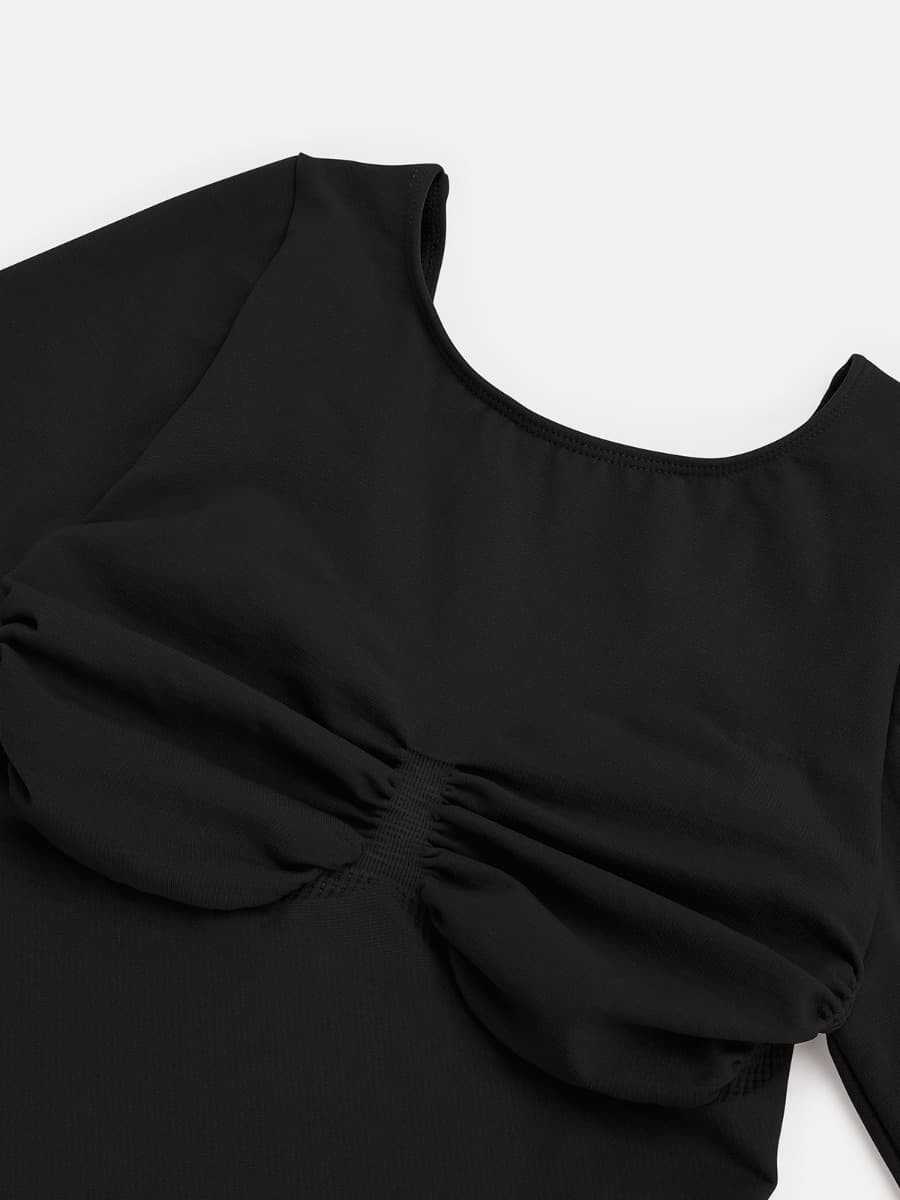 Seamless Bust Support Waist Cinching Tummy Control Bodysuit