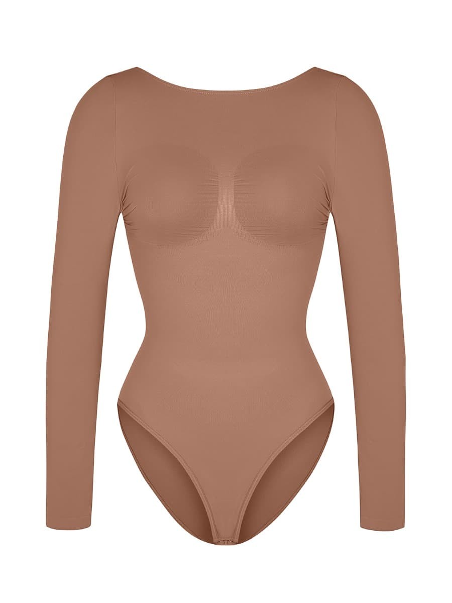Seamless Waist Cinching Tummy Control Bust Support Shapewear Bodysuit