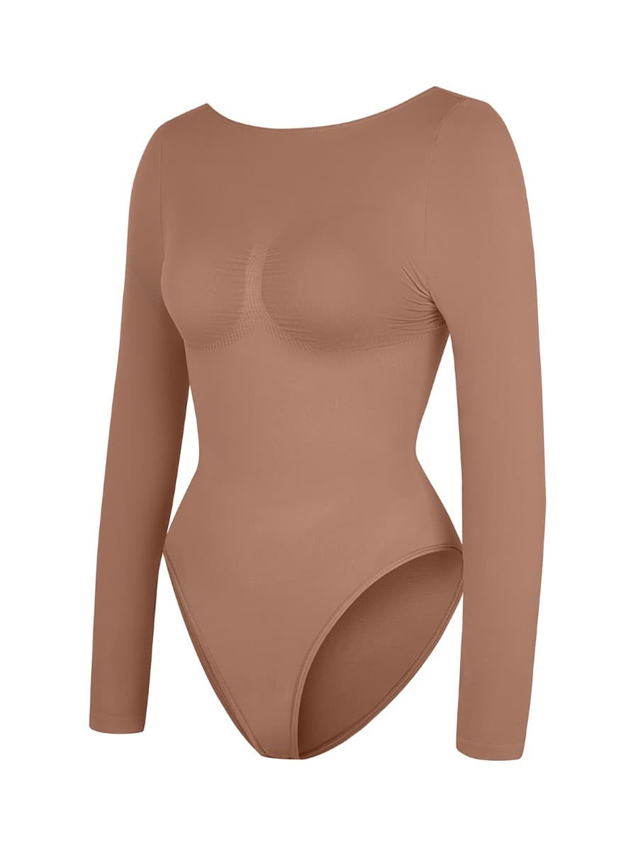 Seamless Waist Cinching Tummy Control Bust Support Shapewear Bodysuit