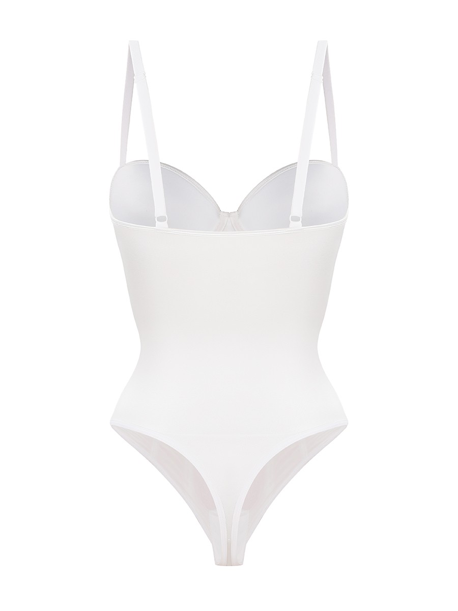 Cupped Strapless Bra-free Bodysuit Shapewear