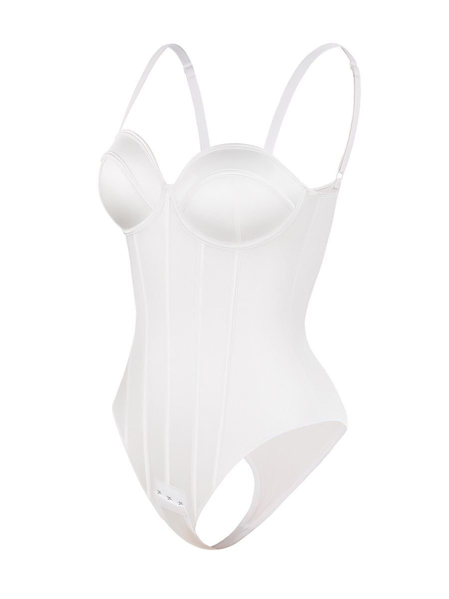 Cupped Strapless Bra-free Bodysuit Shapewear