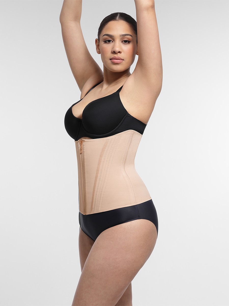 Hourglass Figure Shaping Waist Trainer with 15 Built-in Steel Bone