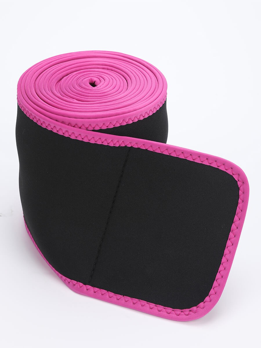 Rose Red Neoprene Weight Loss Waist Wrap Slimming Belly