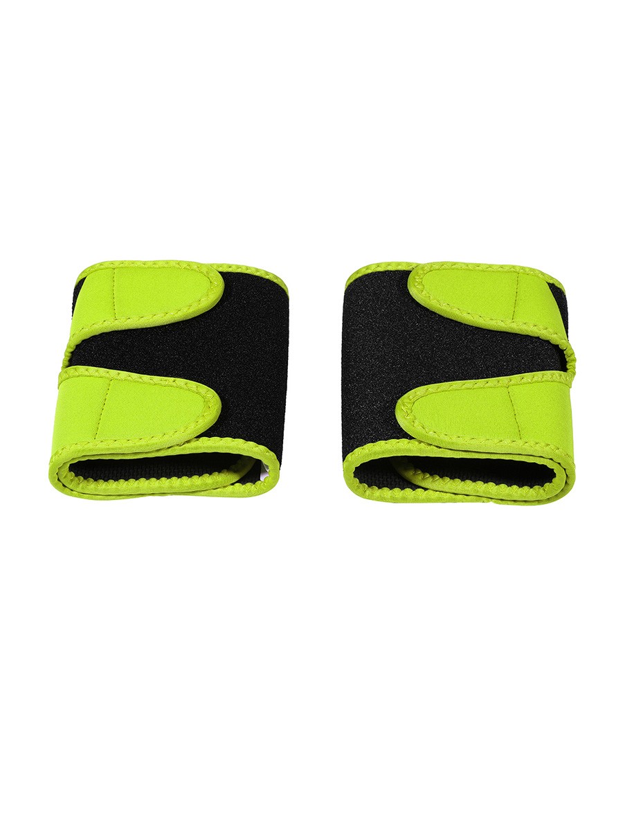 Light Yellow Neoprene Two Pieces Colorblock Arm Shaper Sleek Curves