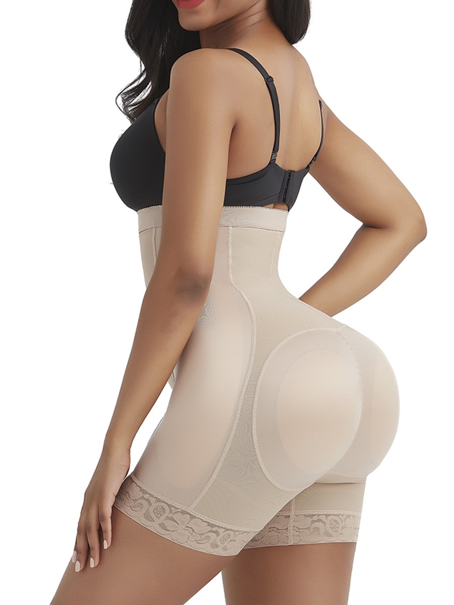 Complexion Detachable Pads Tummy Control Shorts Shapewear