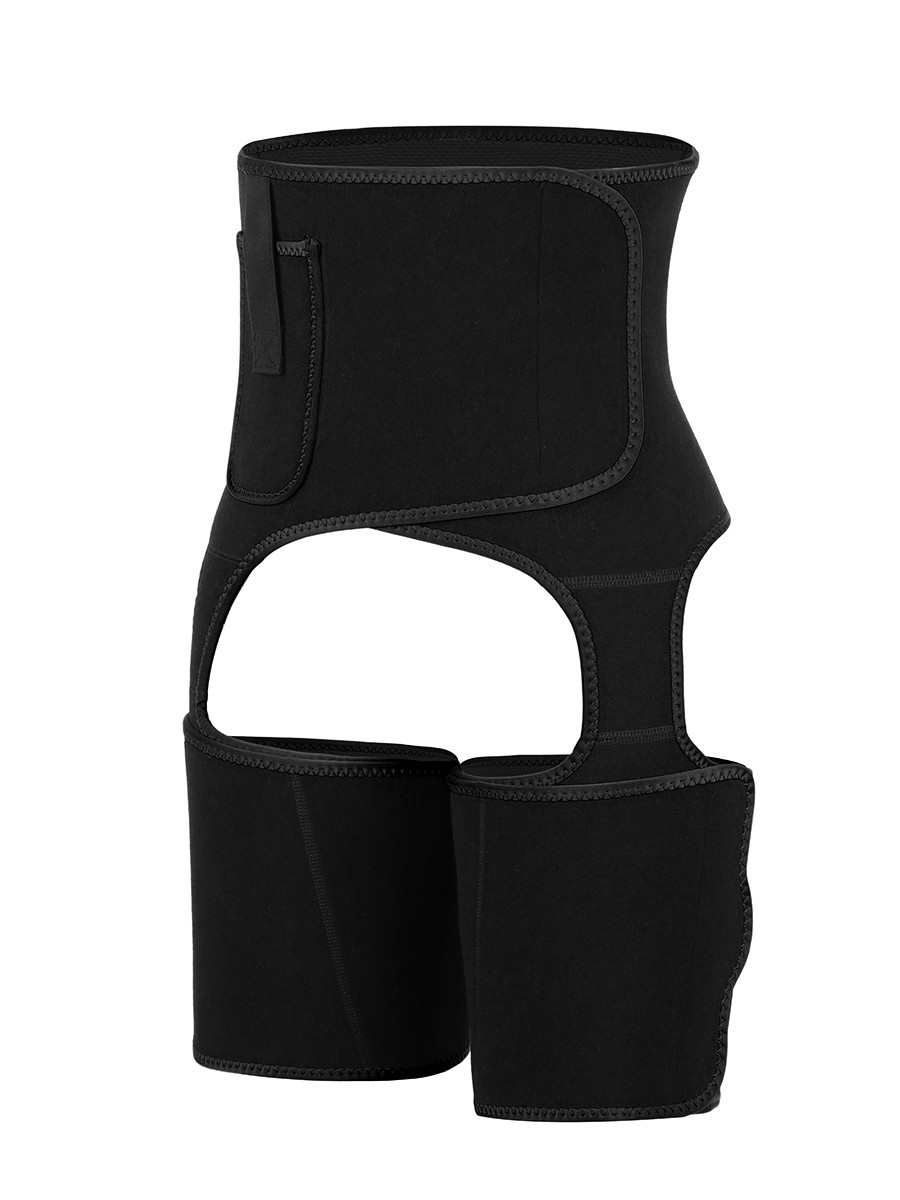 Charming Black Neoprene Thigh Shaper Adjustable Sticker Figure Slimmer