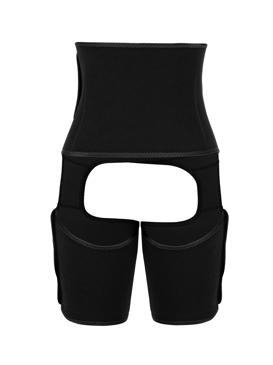 Charming Black Neoprene Thigh Shaper Adjustable Sticker Figure Slimmer