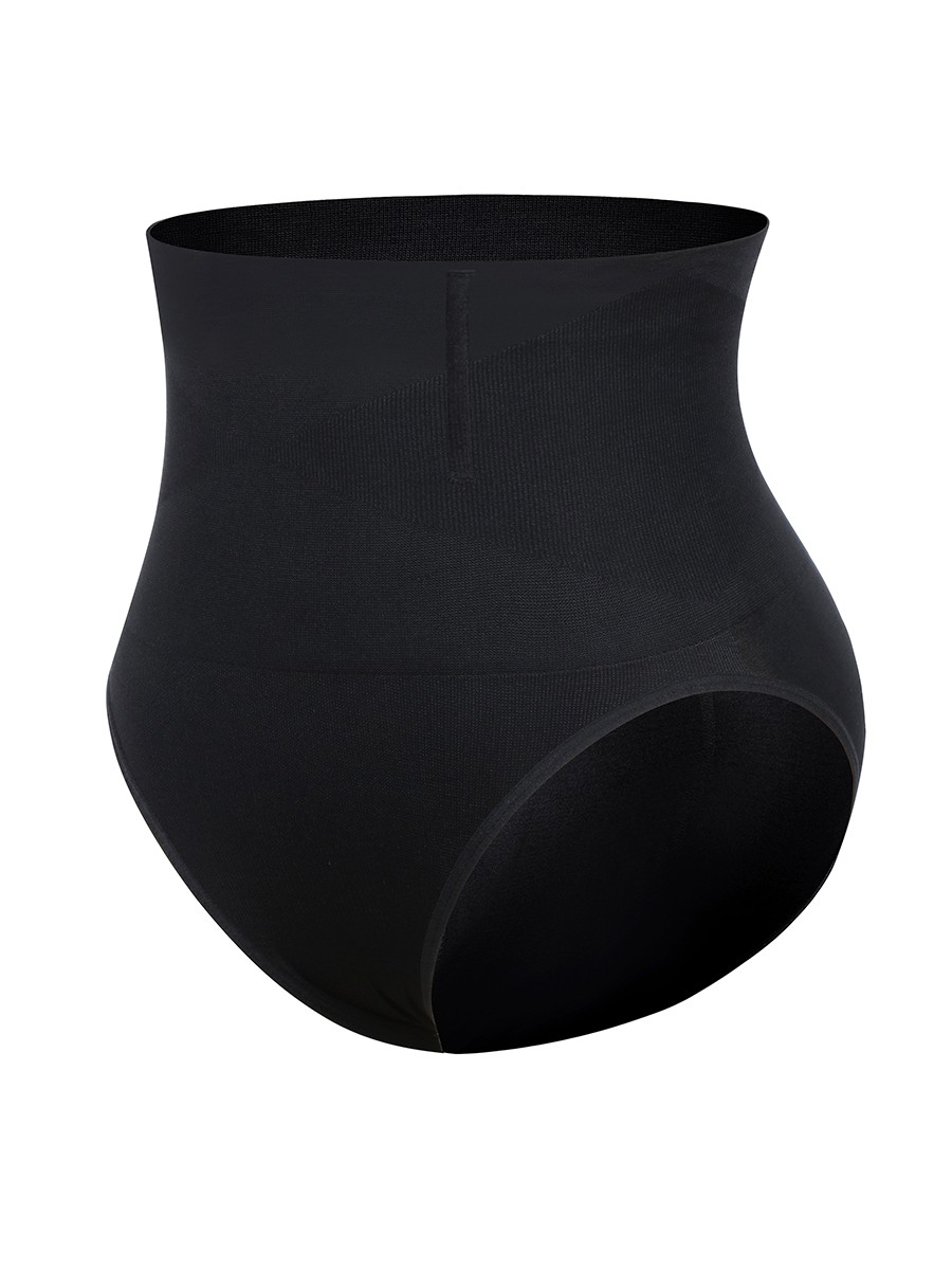 Black Seamless Plus Size Butt Lifter High Waist Sleek Curves