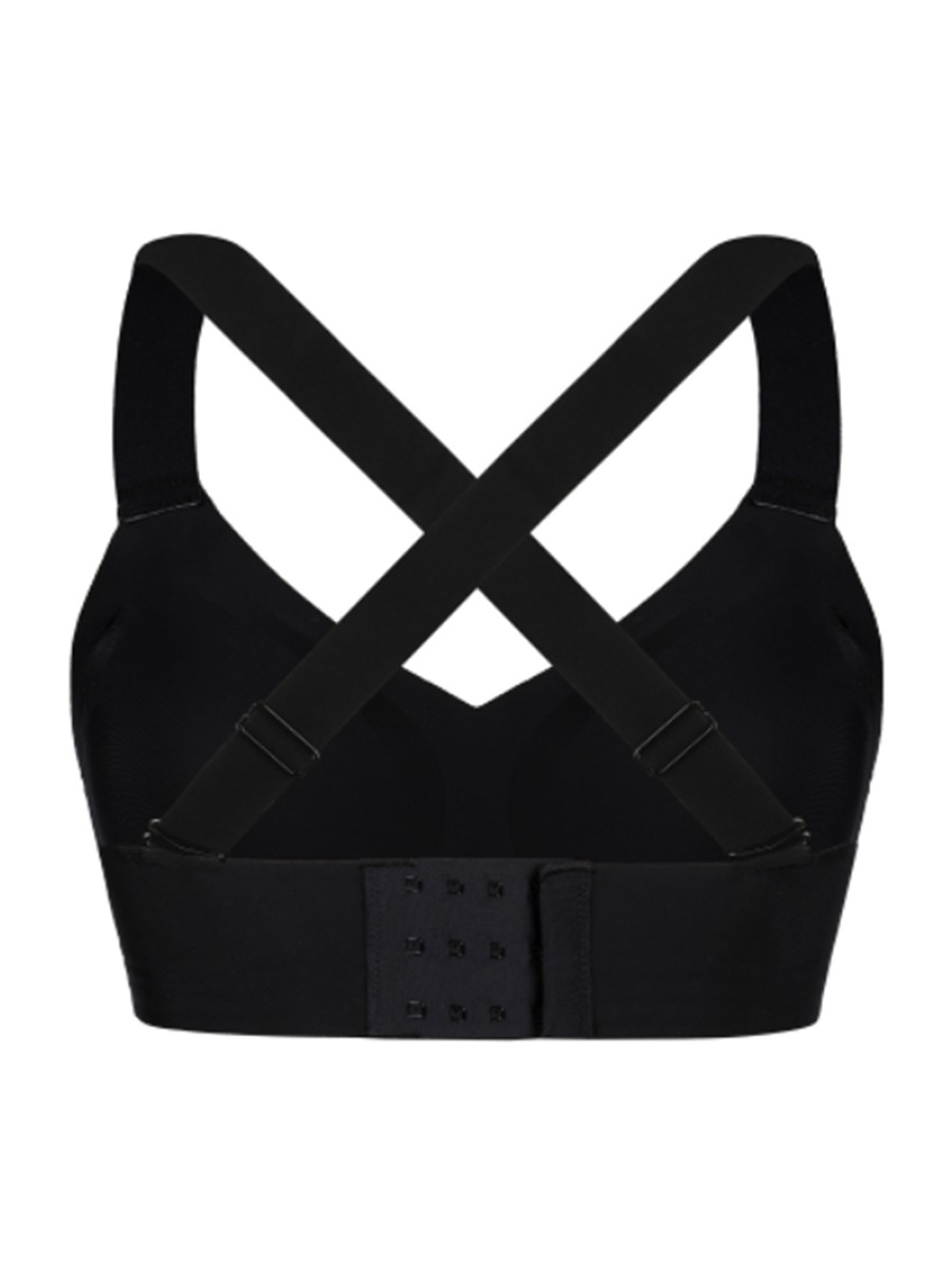 Black Seamless Shapewear Bra Removable Pads Intant Shaping