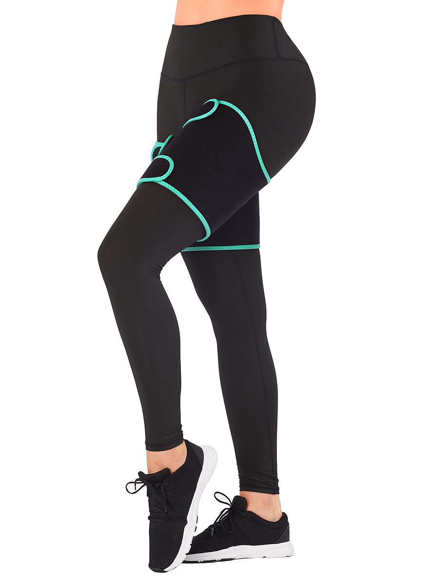 Light Green Neoprene Thigh Trimmer Increase High-Compression