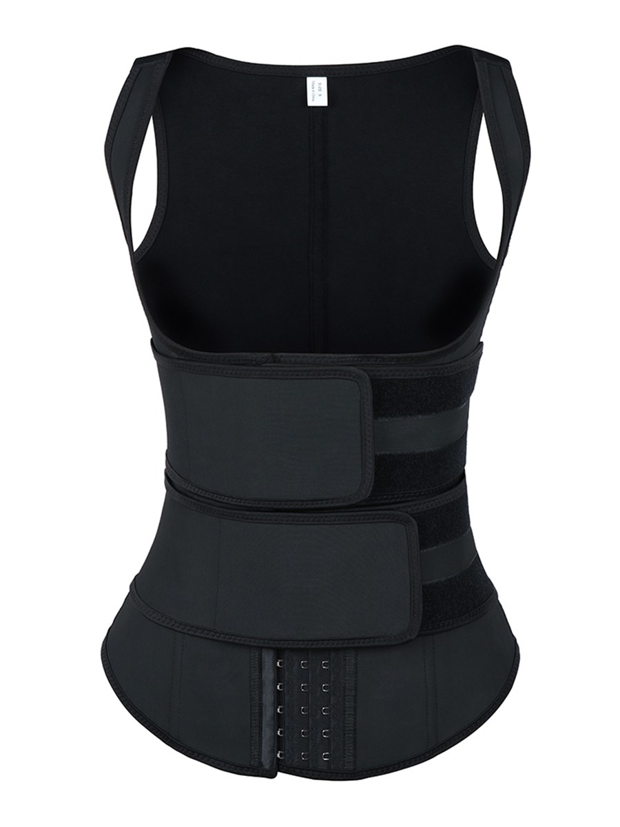 Black 9 Steel Bones Adjustable Strap Loss Weight Tank Shaper