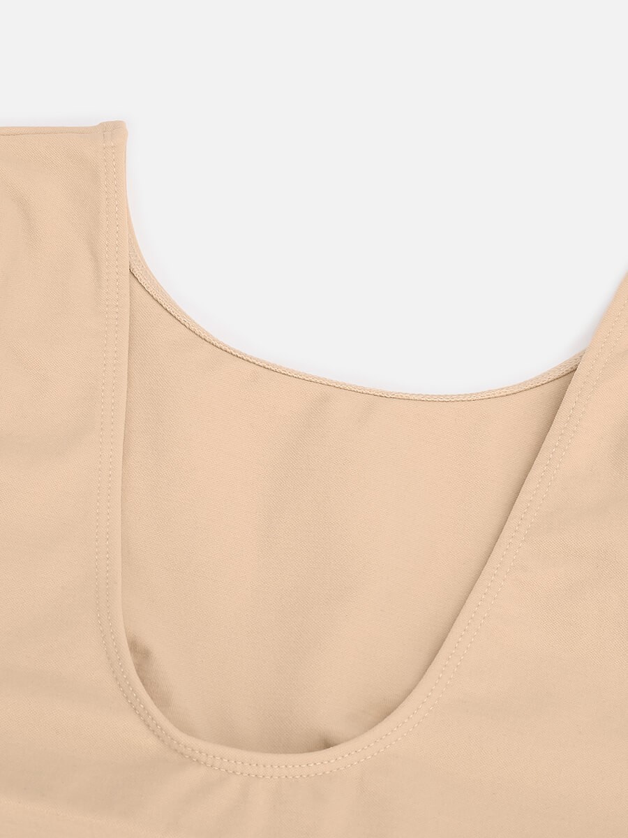 Seamless Waist Cinching Tummy Control Bust Support Bodysuit