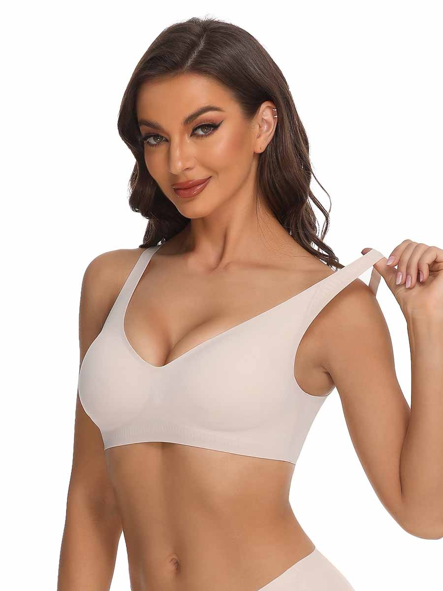 Nude Wholesale Soft High Quality Seamless Bra Soft-Touch Smoothing Fabric
