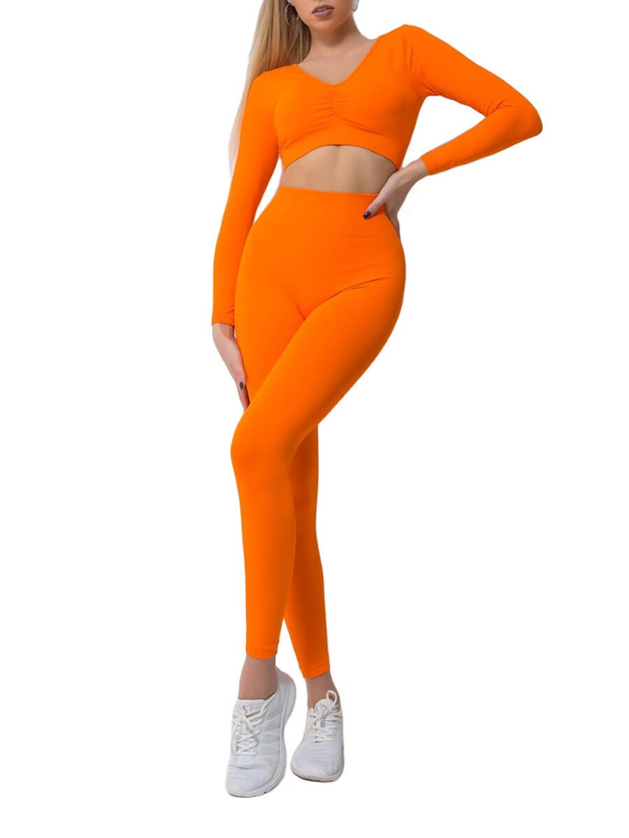 Orange Contouring Sensation Women Fashion For Hanging Out