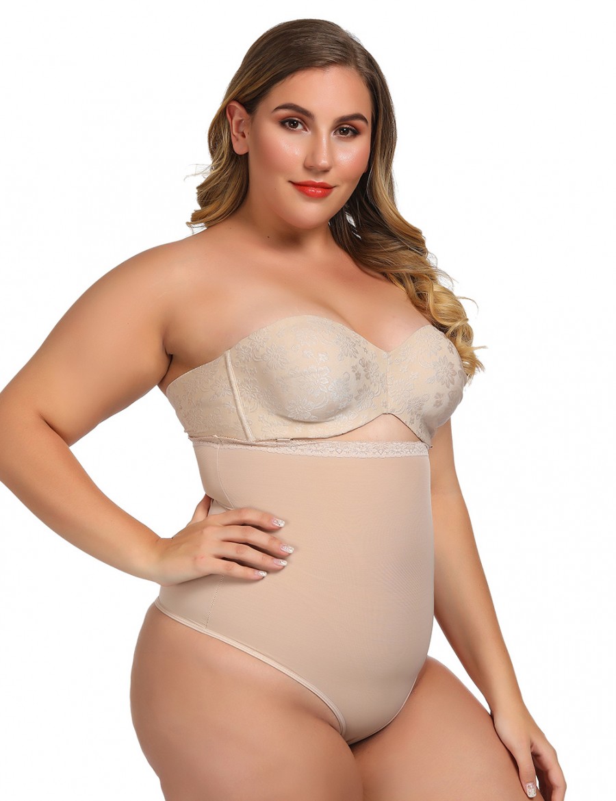 Exquisitely Nude Adjustable Straps Full Body Shapers Underbust