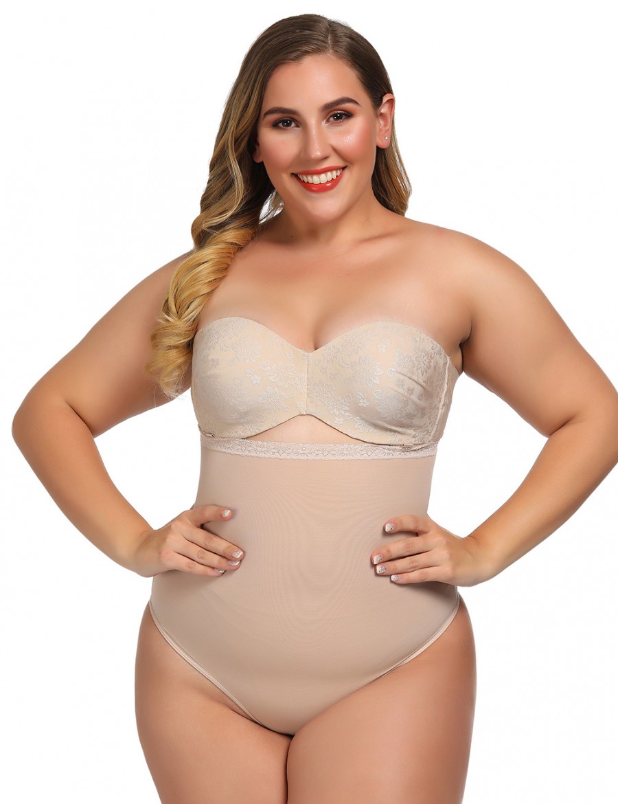 Exquisitely Nude Adjustable Straps Full Body Shapers Underbust