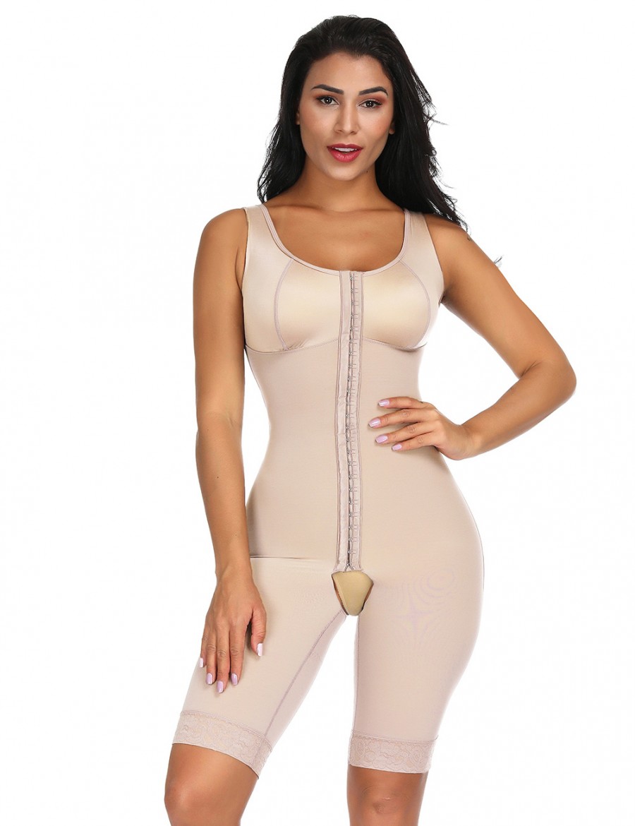 Nude Hooks Crotchless Big Size Full Body Shaper For Weight Loss