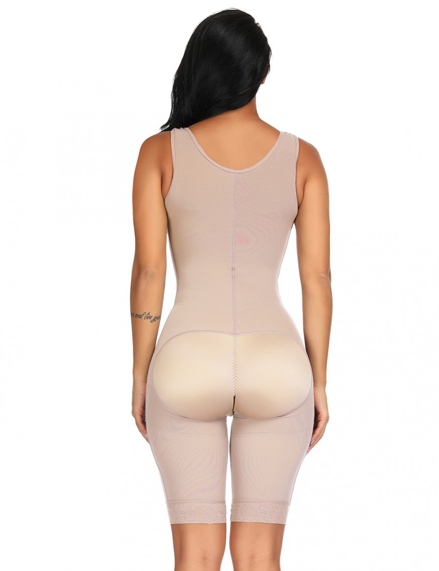 Nude Hooks Crotchless Big Size Full Body Shaper For Weight Loss