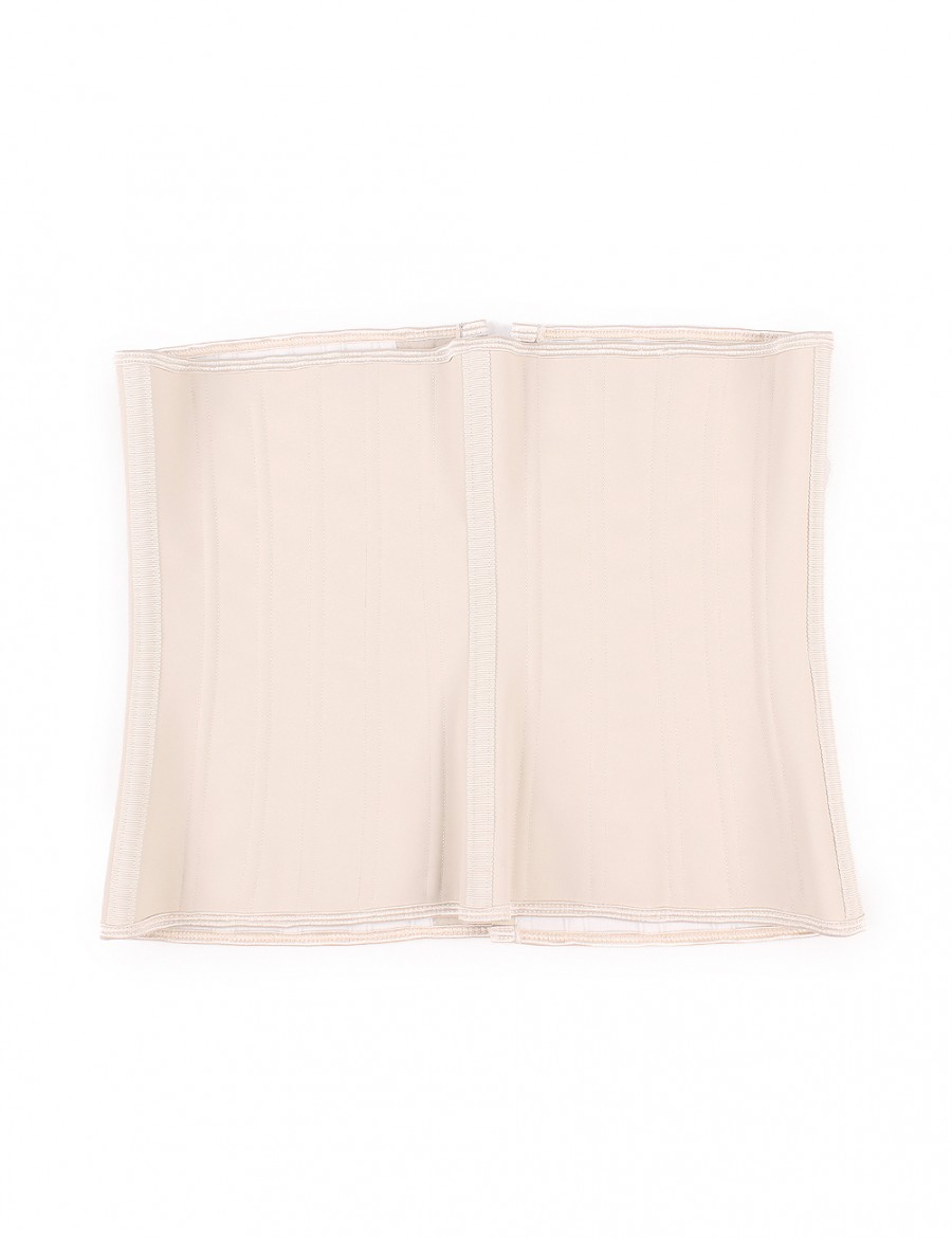 Slimmer 25 Steel Boned Hooks Latex Waist Cincher Firm Foundations