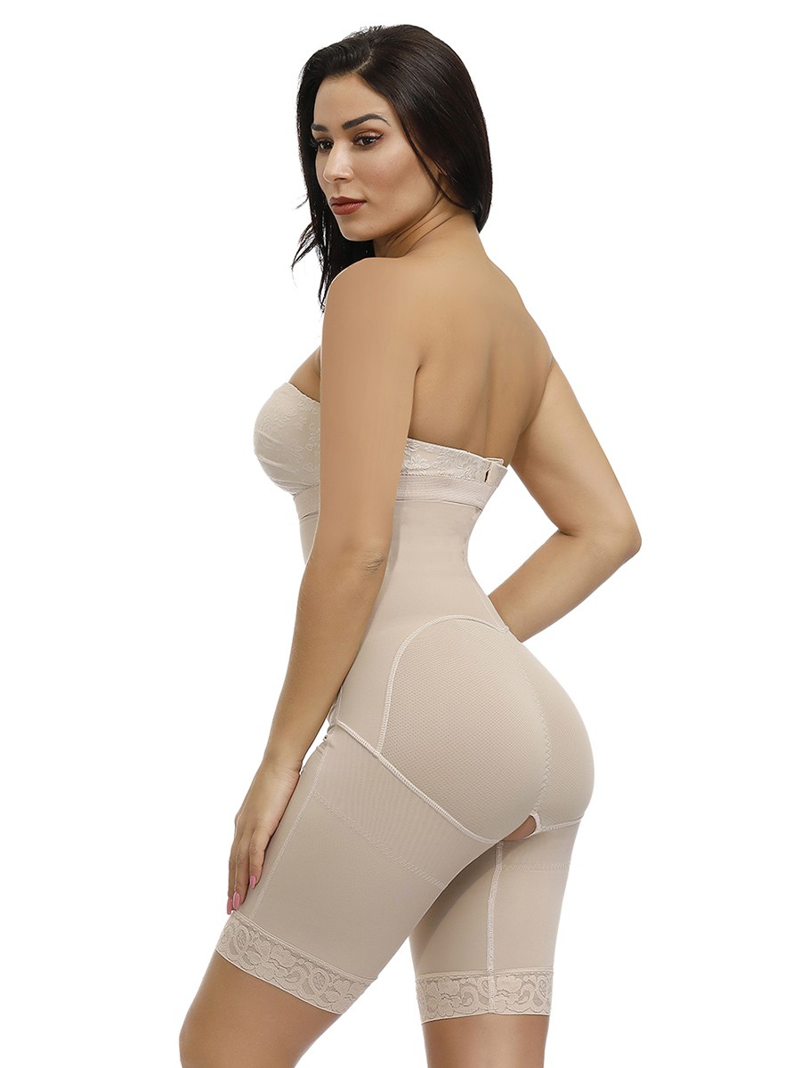 Skin Full Body Shaper Large Size Open Crotch Slimming Stomach
