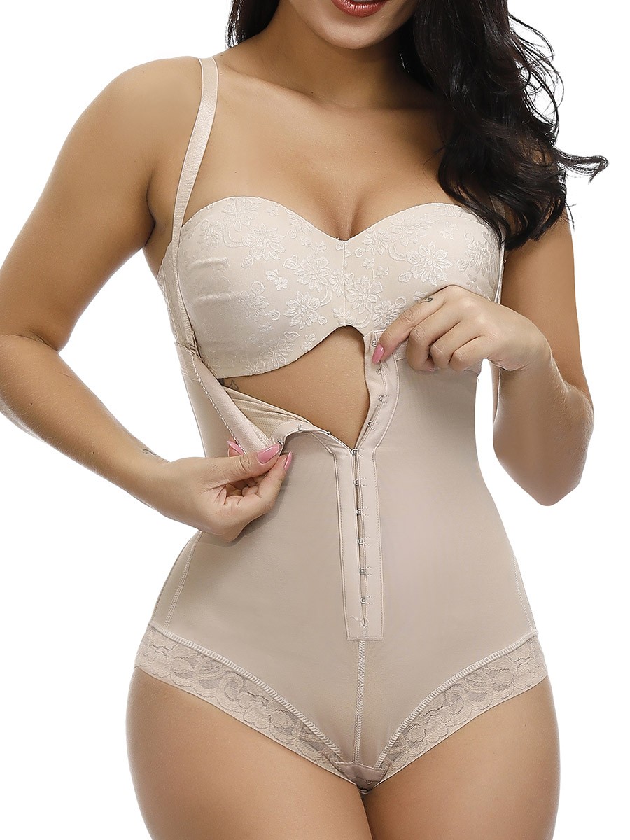 High Elasticity Skin Flat Tummy Plus Size Adjustable Straps Shapewear Amazing Shape