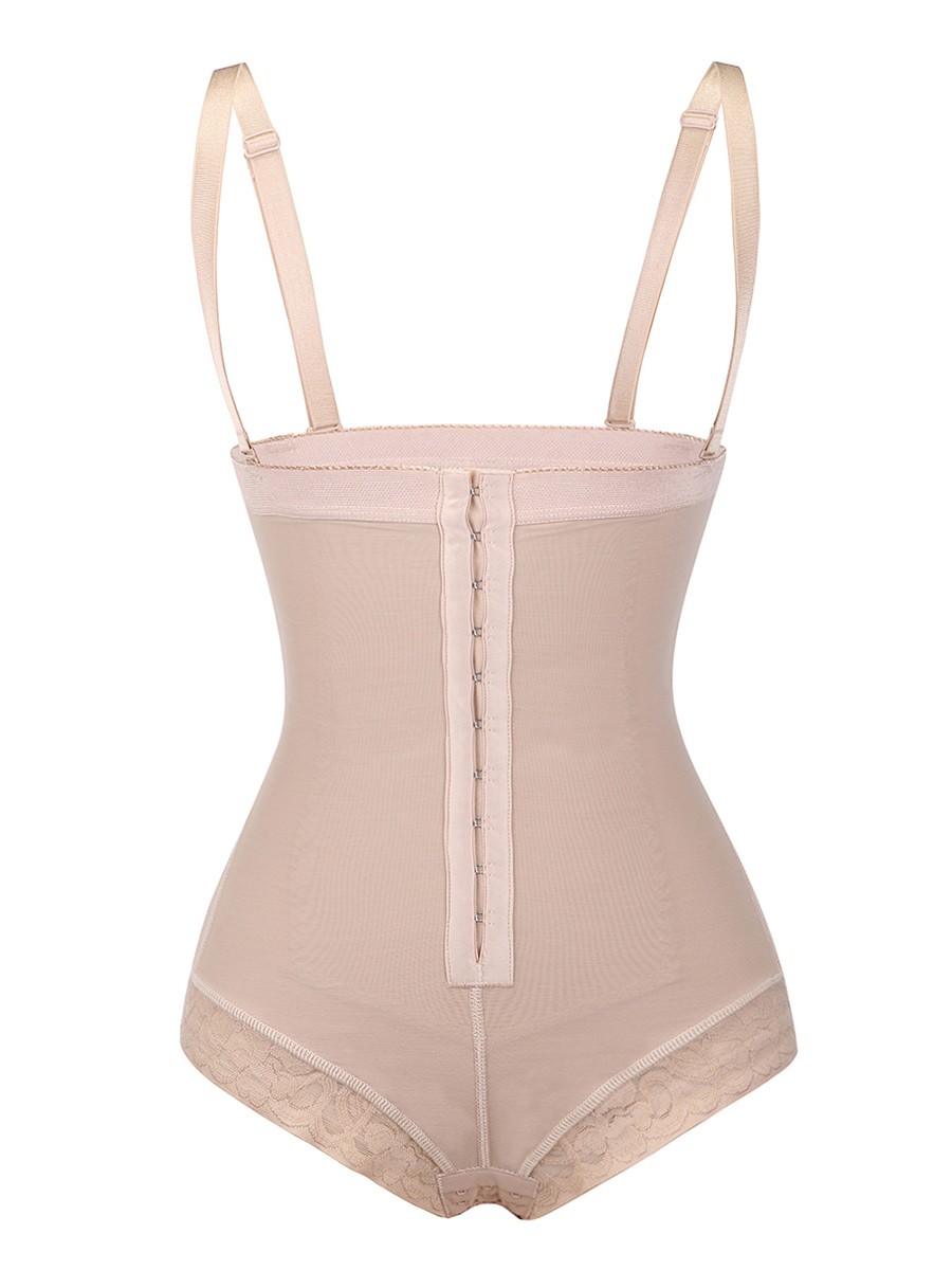 High Elasticity Skin Flat Tummy Plus Size Adjustable Straps Shapewear Amazing Shape