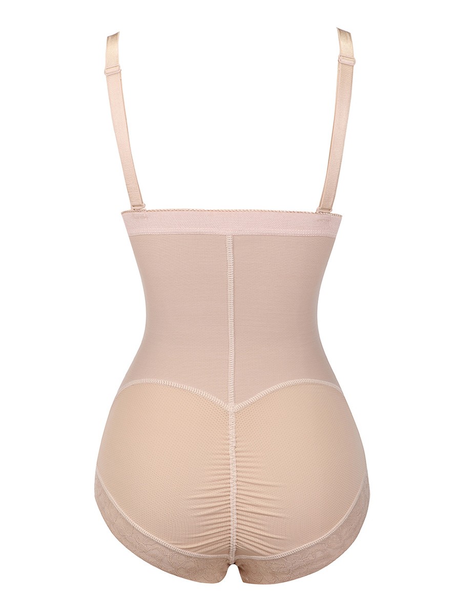 High Elasticity Skin Flat Tummy Plus Size Adjustable Straps Shapewear Amazing Shape