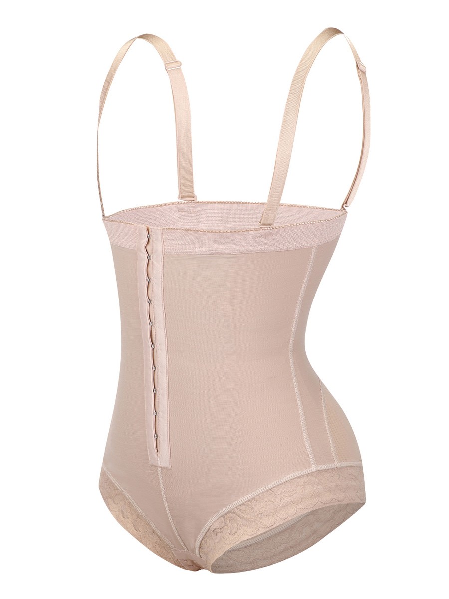 High Elasticity Skin Flat Tummy Plus Size Adjustable Straps Shapewear Amazing Shape