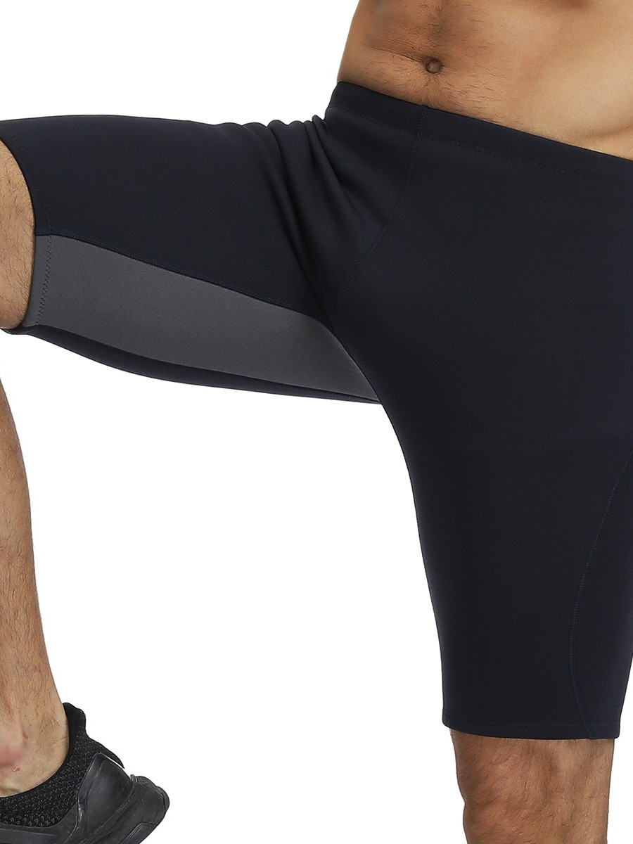 Highest Compression Black Neoprene Big Size Shapewear Pants High Rise