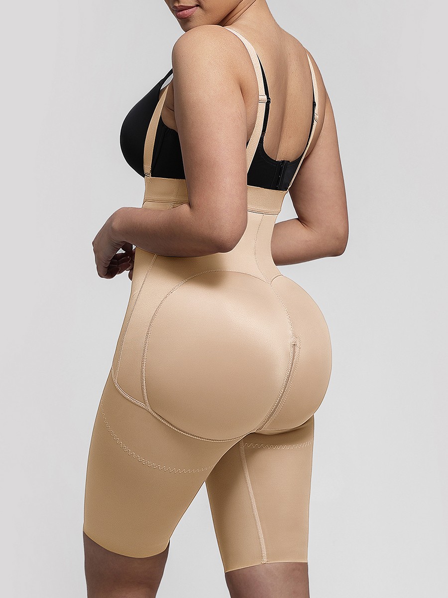 Ultimate Body Shaper with Double Layer Support Adjustable Zipper Design