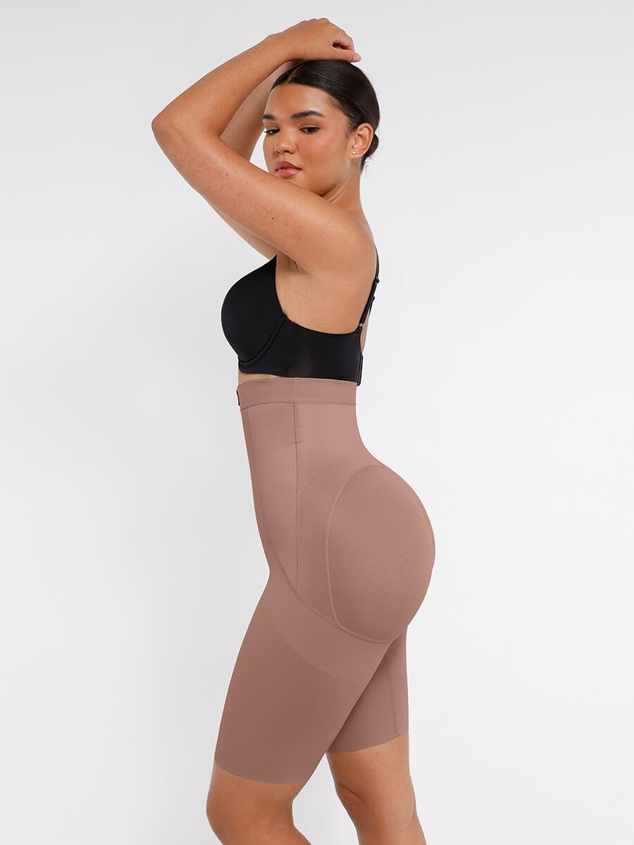 Fashion Ultimate Body Shaper with Double Layer Support Adjustable Zipper Design