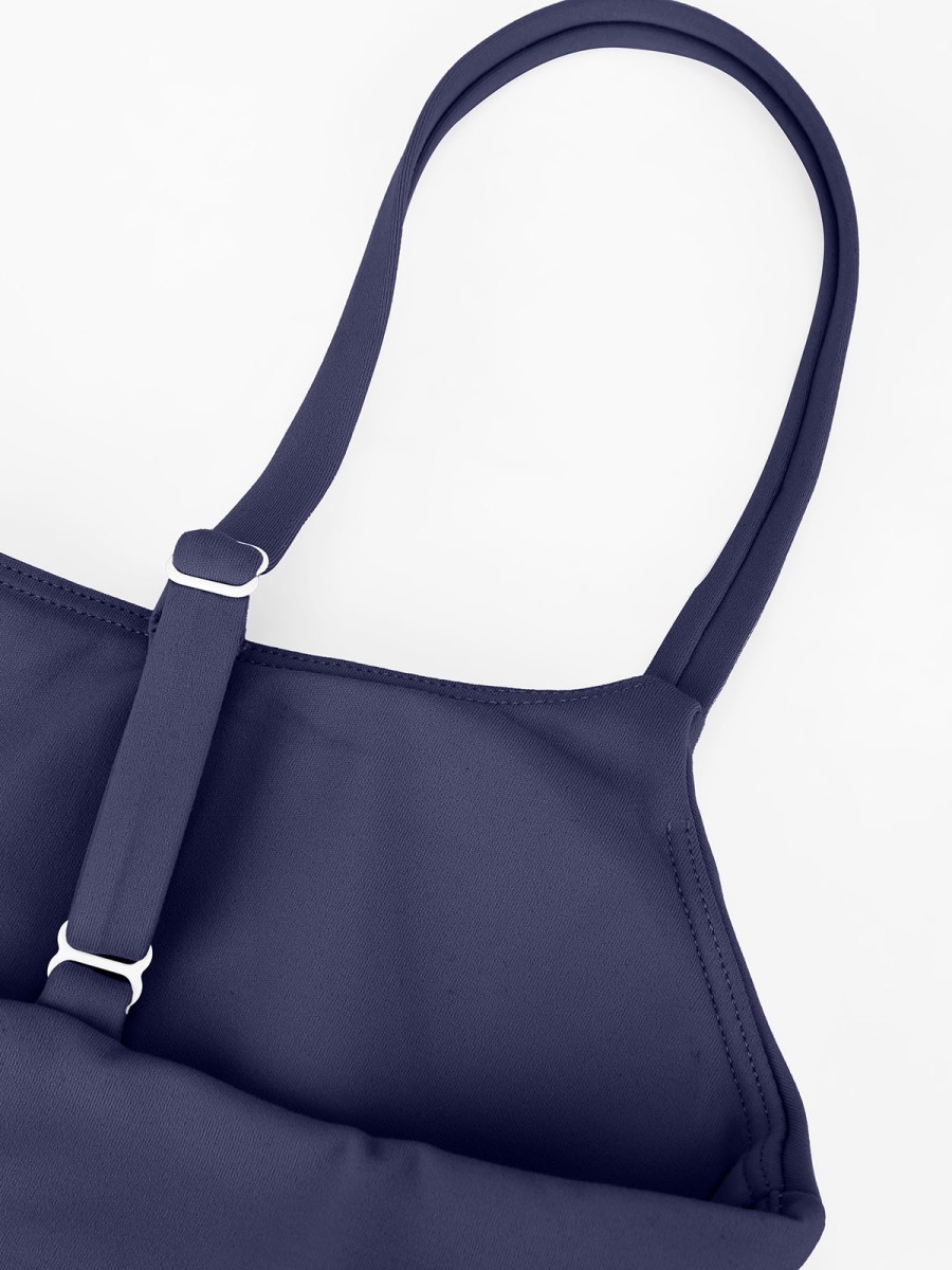 Women's Wholesale Custom logo Sports Bra Gym Clothes U-Neck Spaghetti Strap Bra