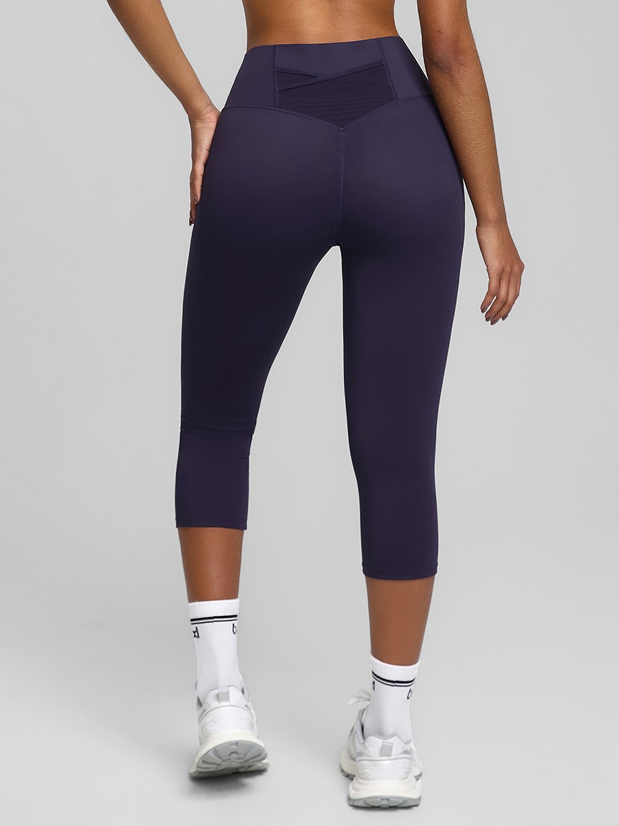 Women High Waist Quick Dry Athletic Yoga Pants Slim Fit Buttery Soft Casual Capris Outdoor Fitness Leggings