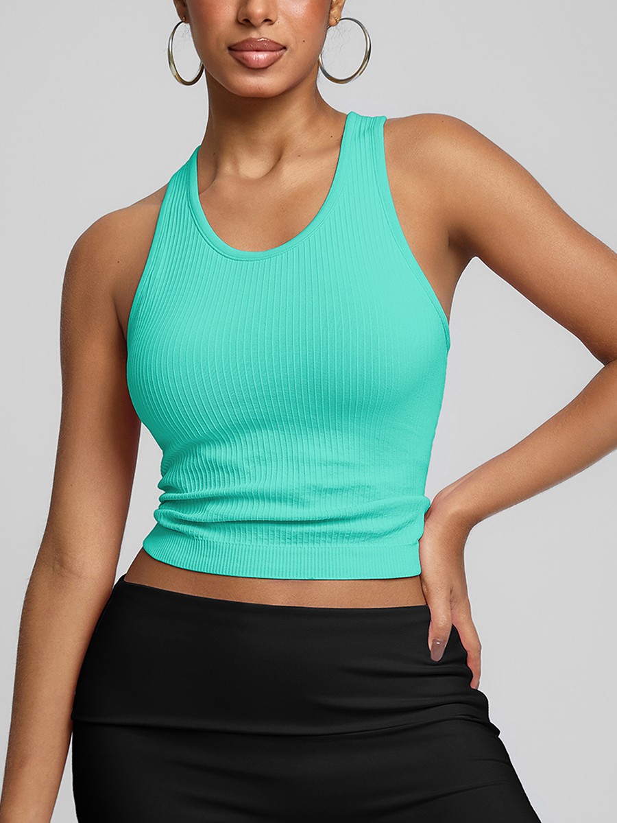 Vractive Wholesale Womens' Sports Bra Tight Fitting Gym Yoga Vests Hollowed Out Backless Bras Women Running Sports Underwear