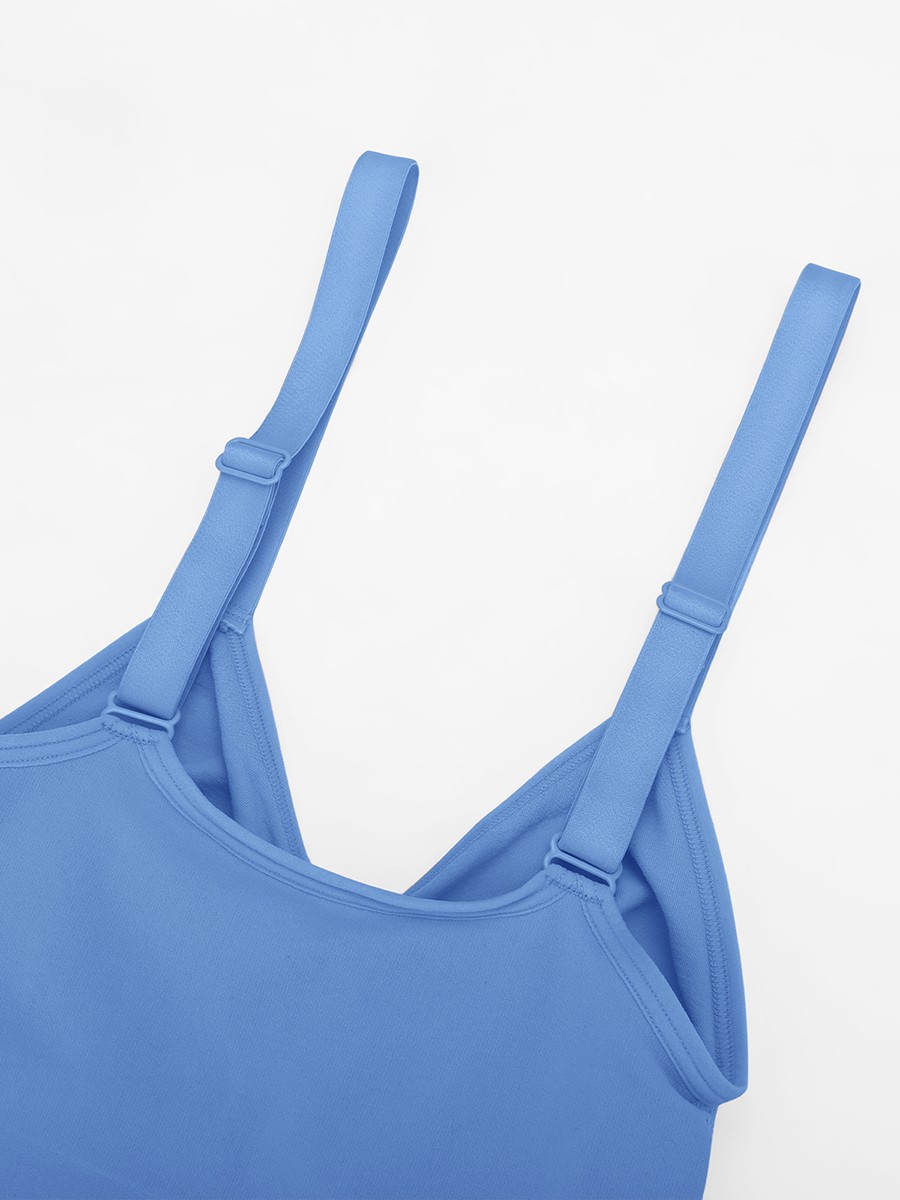 Seamless High-Elastic Fabric Chest Support Waist Control Shapewear Bodysuit