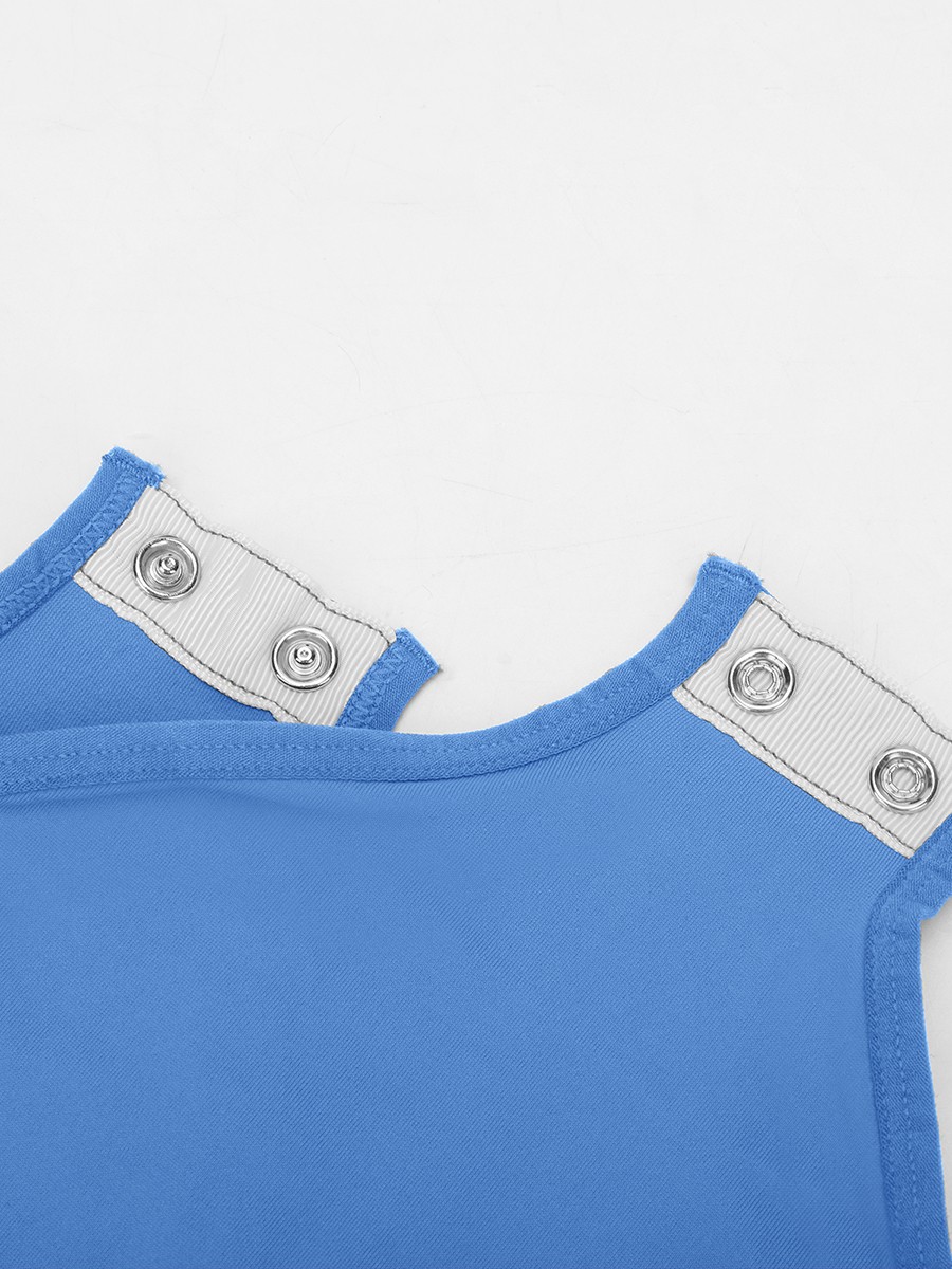 Seamless Tummy Control Snap Crotch Briefs Bodysuit