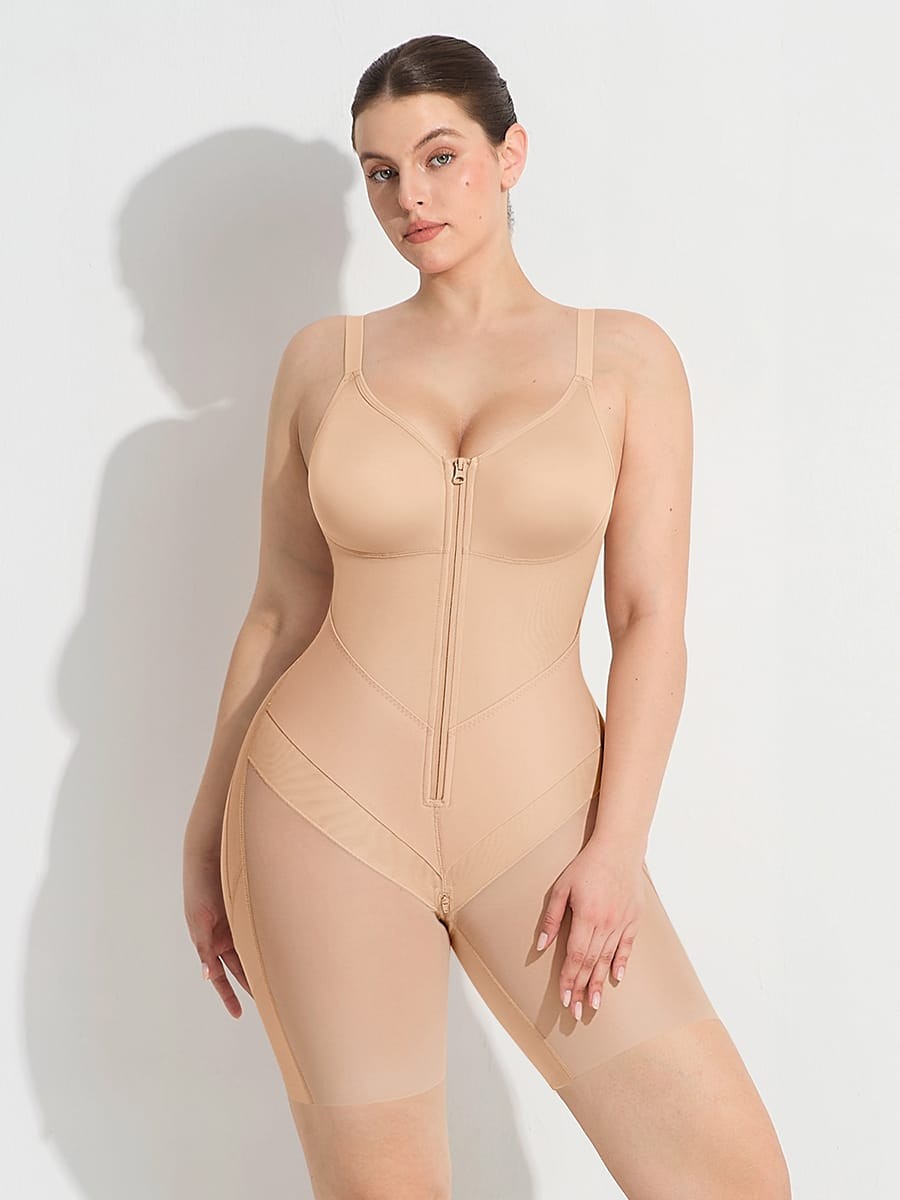 Fajas Colombianas Full Bust Compression Tummy Control Body Shaper