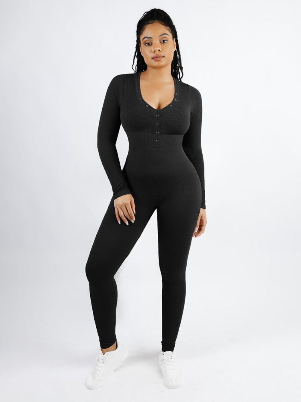 High Stretchy Seamless Tummy Control Jumpsuit