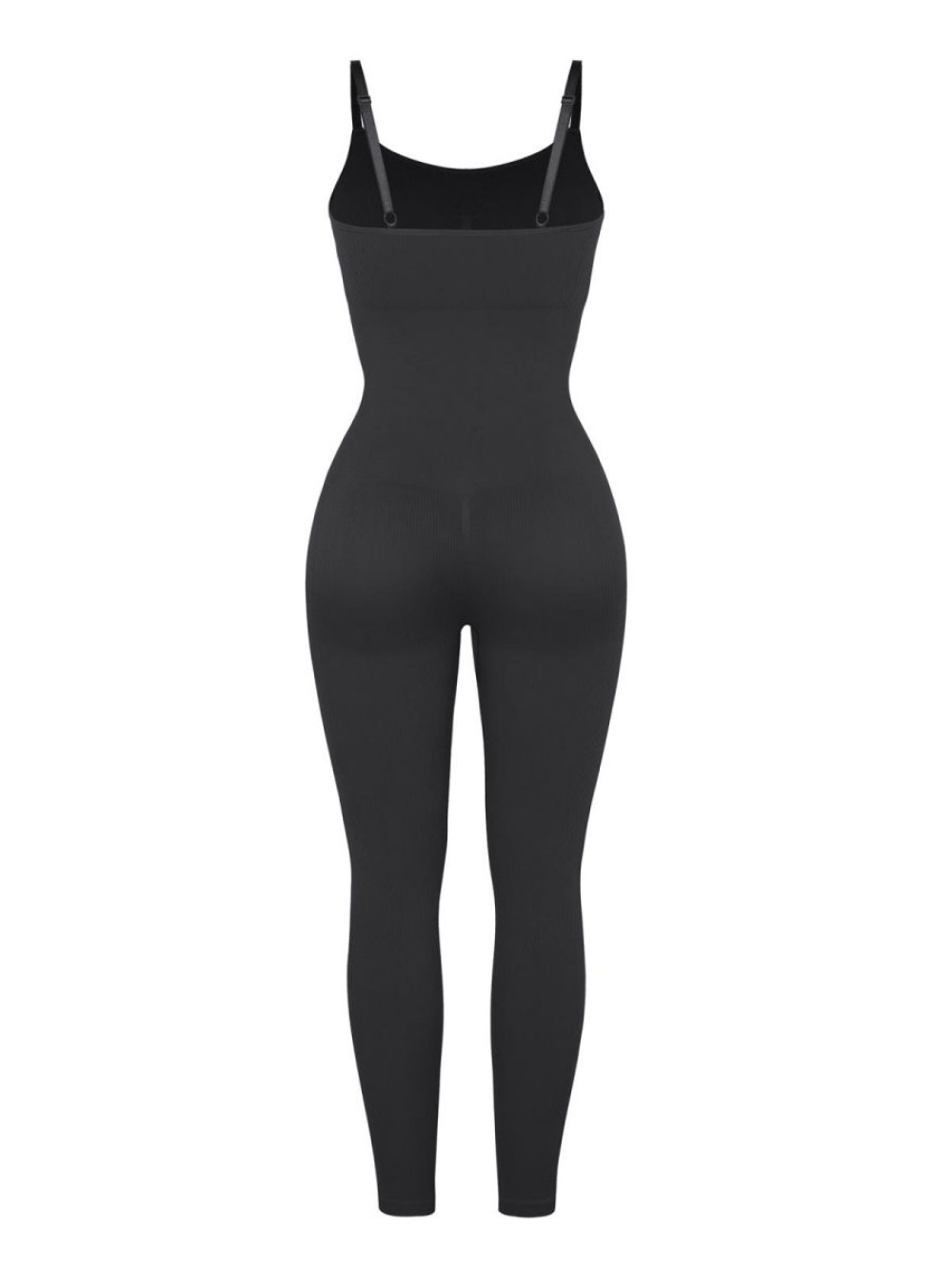 Seamless Tummy Control Jumpsuit Removable cup pads