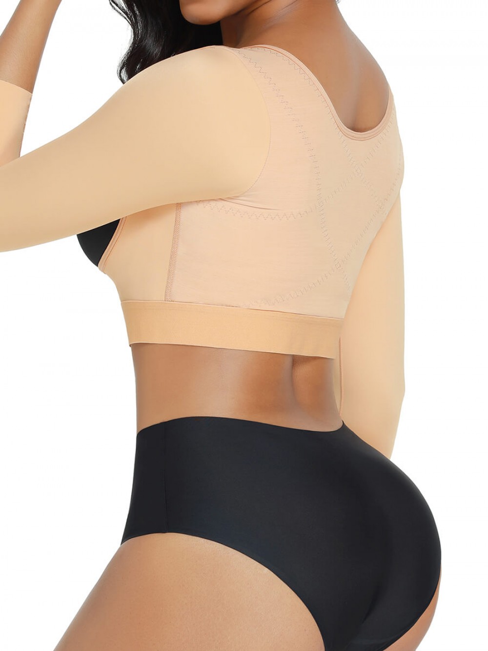 Nude Cross Back Shaper Correct Posture High Stretch Chest Support