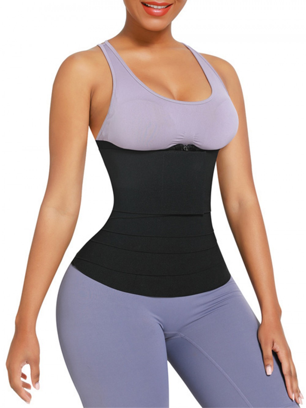 New 2 In 1 Waist Trainer Wrap For Women Lose Weight Tummy Trimmer