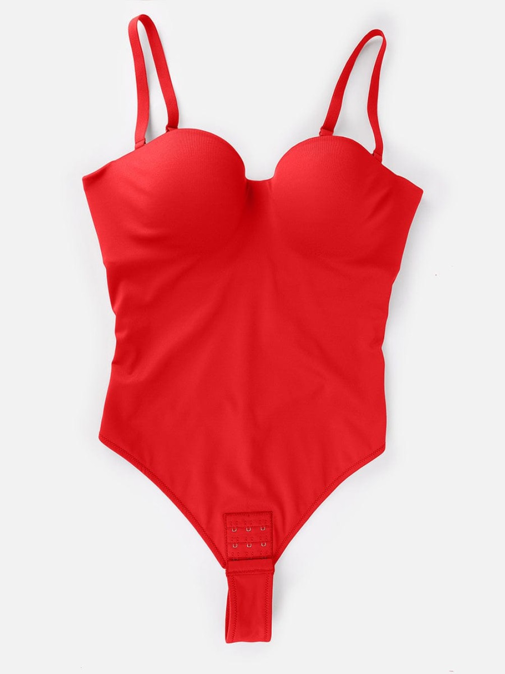 One Piece Waist And Abdomen Shaping Thong Bodysuit