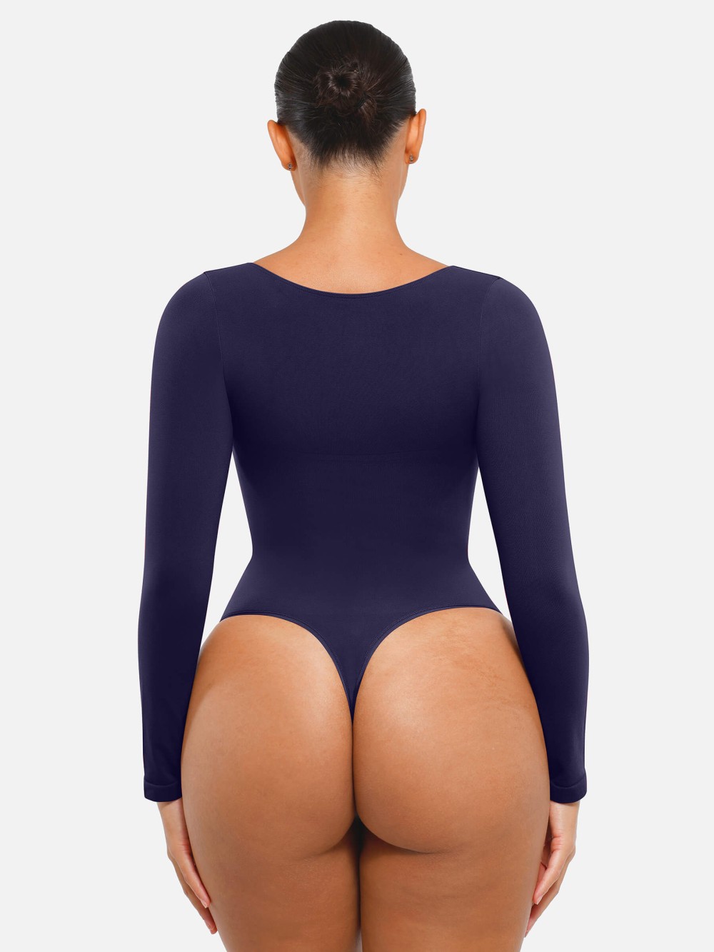 New Seamless Chest Support Tummy Control Thong Bodysuit
