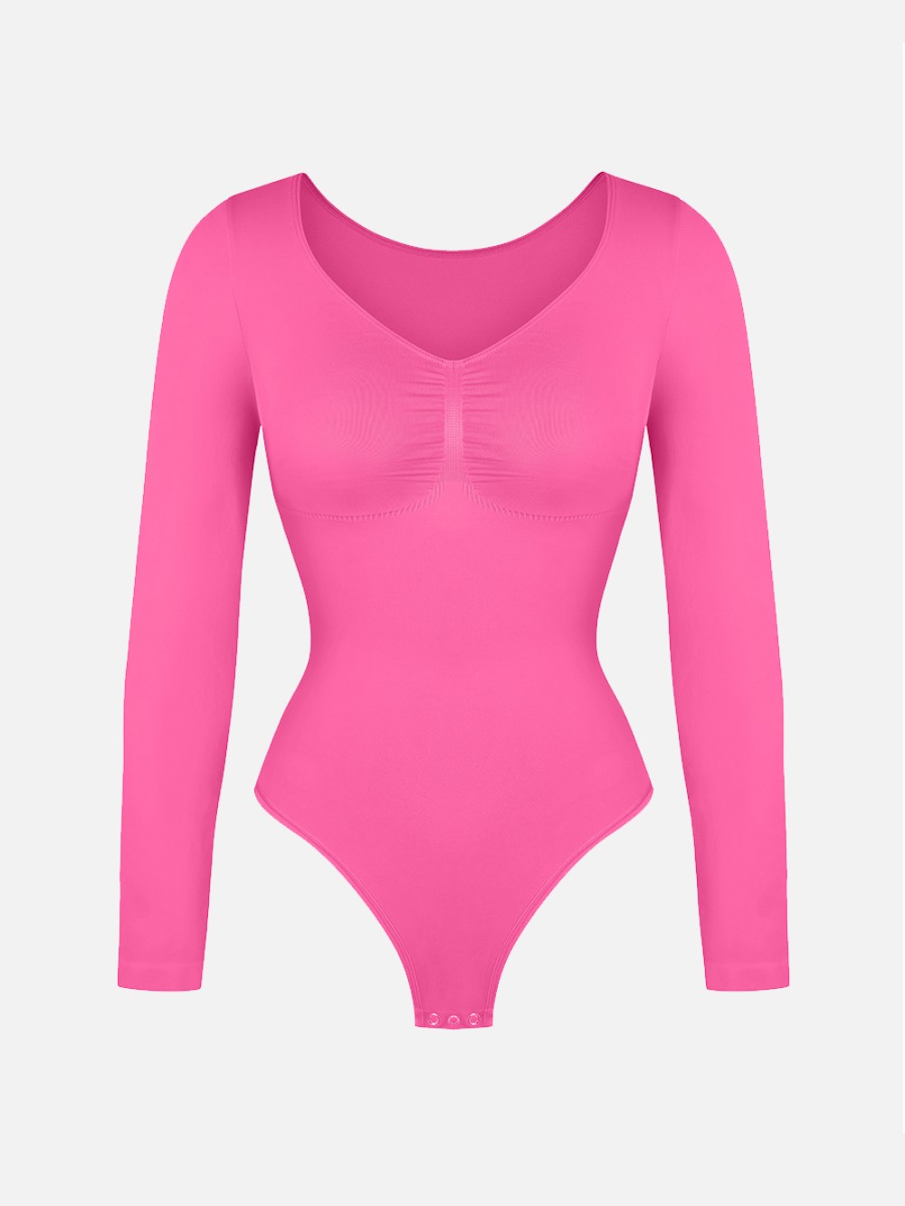 Fashion Seamless Chest Support Tummy Control Thong Bodysuit