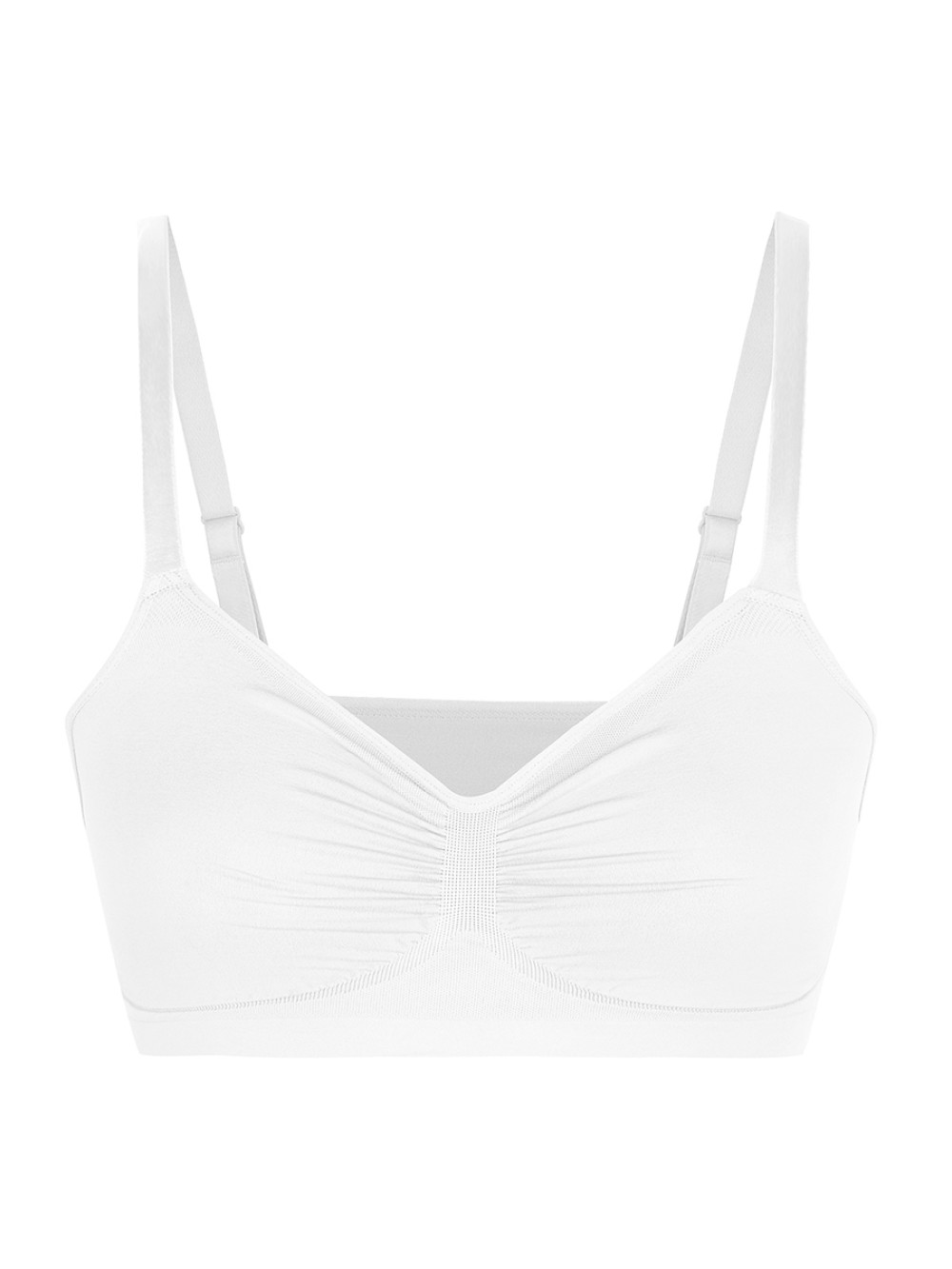 Women Seamless Wireless Adjustable Straps Shaping Bra