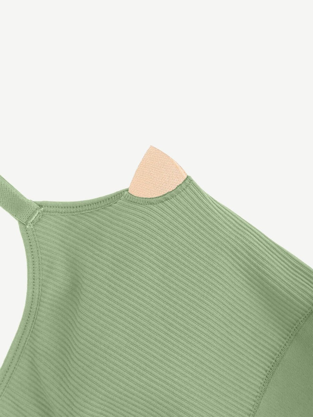 Seamless Sling Tummy Control Jumpsuit Removable cup pads